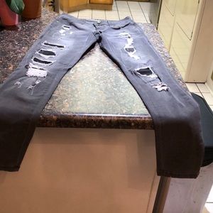 Rubber Band stretch jeans